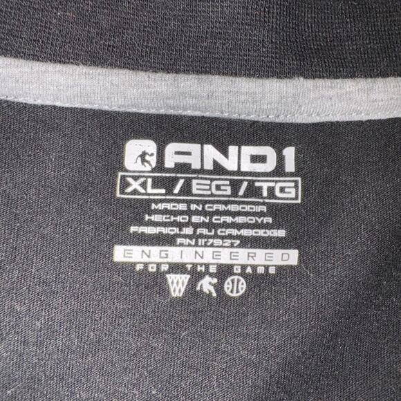 Black and red and1 basketball - Picture 2 of 2